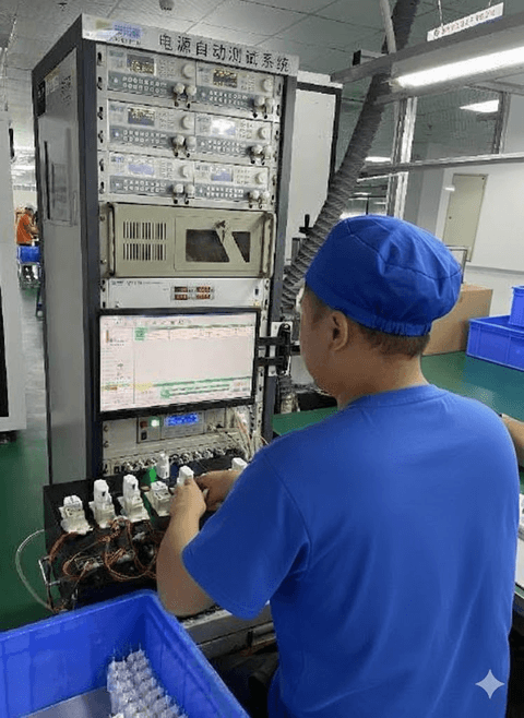 Function Testing - Lirui Charger Factory Quality Control Process